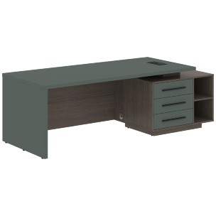 Стол руководителя с тумбой VCT 2390(R) 2300х900х750 VELION