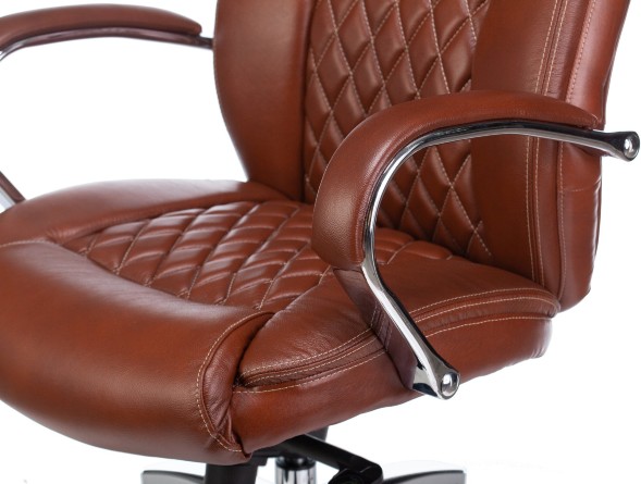 Кресло руководителя Бюрократ T-9924SL кожа