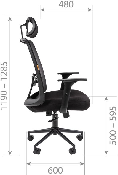 Кресло руководителя CHAIRMAN 535 BLACK