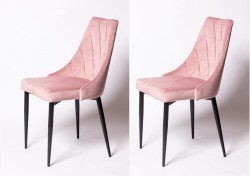 Комплект стульев DIVA пыльная роза 2 шт