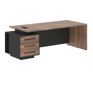 Стол руководителя с тумбой VRCT 2290(L) 2200х900х750 VE