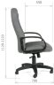 Размеры Офисное кресло Chairman 685 Россия TW-12 серый N
