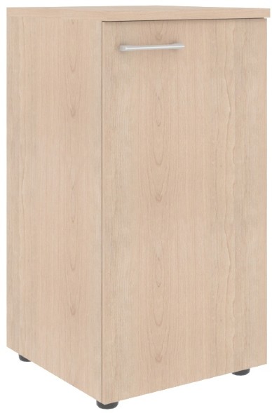 Шкаф колонка с глухой малой дверью (R) и топом XLC 42.1(R) Бук Тиара 432х432х820 XTEN