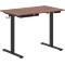 Стол письменный AT-001 Дуб Темный/Черный 1000х600х730/1210 XTEN-UP