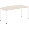 Стол руководителя XSET 169 Бук Тиара/Белый 1600х867х750 XTEN-S