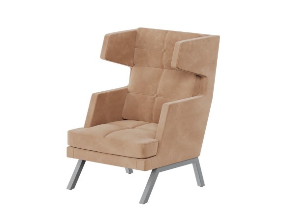 Aldo Кресло высокое с декором из пуговиц ALDB-01 790*960*1180