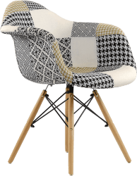 Стул-кресло DAW Patchwork Lounge трехцветный