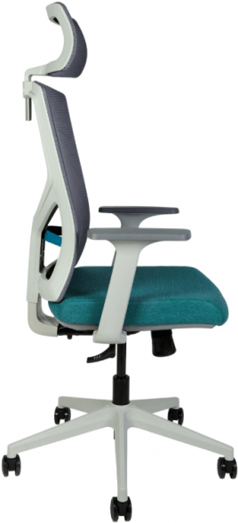 Кресло офисное Денвер серая сетка