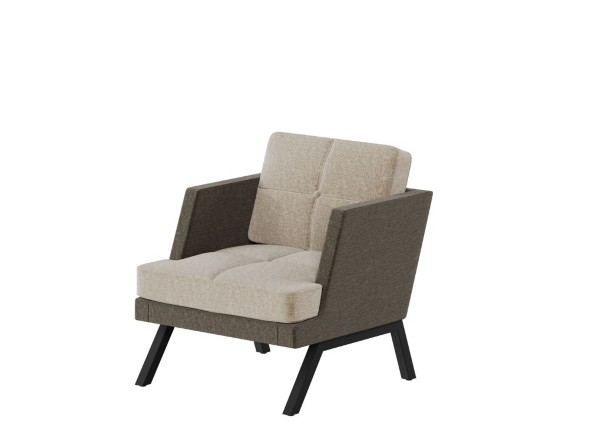 Aldo Кресло с декором из пуговиц ALDB-01L 790*875*890