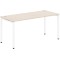 Стол прямой XSST 167 Бук Тиара/Белый 1600х700х750 XTEN-S
