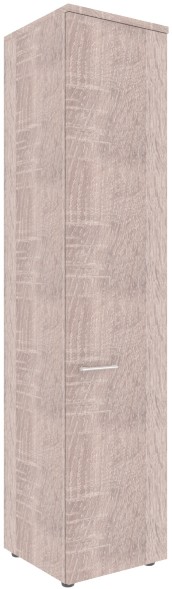 Шкаф колонка с глухой дверью и топом XHC 42.1 Дуб Сонома 432х432х1955 XTEN