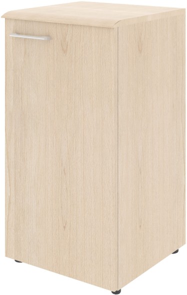 Шкаф колонка с глухой малой дверью (R) и топом WLC 42.1(R) Бук Тиара 432х432х814 WAVE