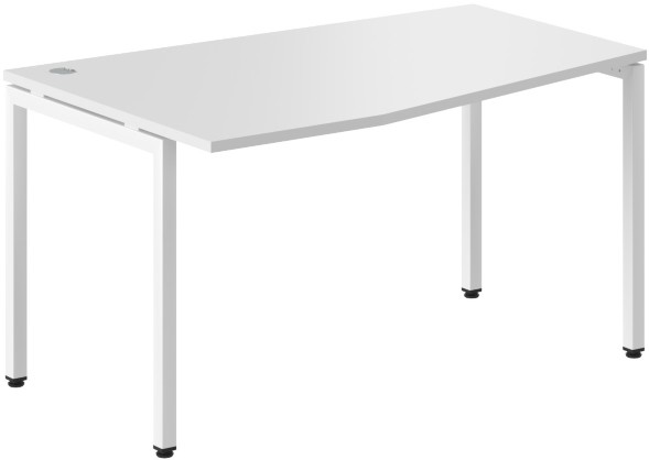 Стол эргономичный XSCT 149(L) Белый/Белый 1400х900х750 XTEN-S