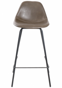 Стул полубарный City коричневый
