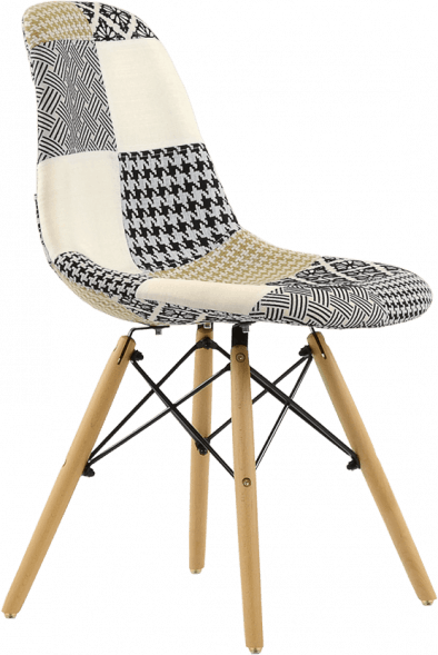 Стул Style DSW Patchwork трехцветный