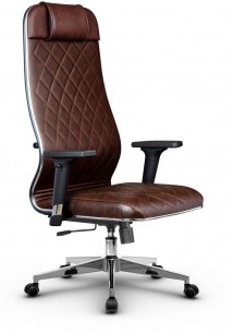 Кресло офисное Metta L NewLeather  (хром пр. сеч.)