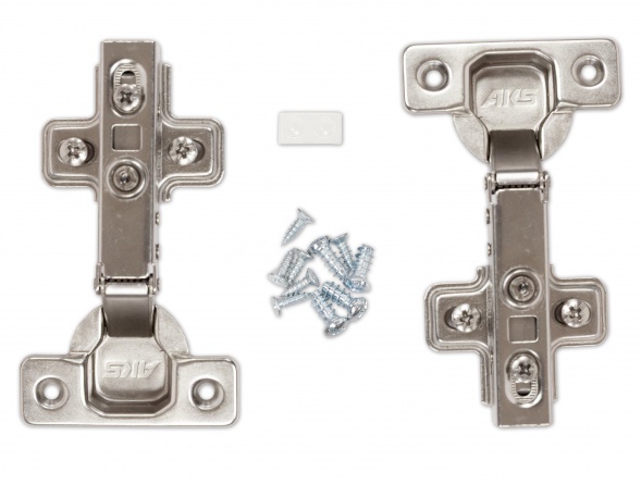 Комплект петель с доводчиком MHWC-2 без цвета AlvaLine