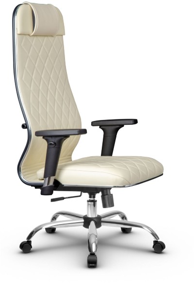 Кресло офисное Metta L  NewLeather (хром ов. сеч.) 