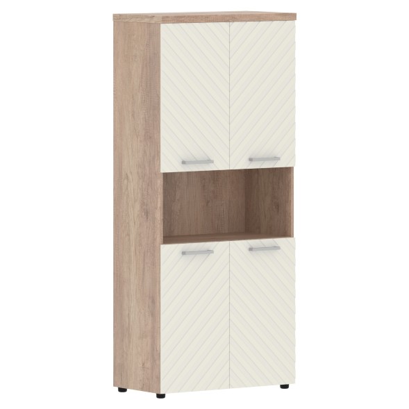 Шкаф с комплектами малых дверей и топом TLHC 85.4 856х450х1968 TORR LUX