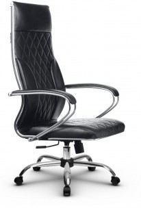 Кресло офисное Metta L NewLeather  (хром ов. сеч.)