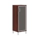 Шкаф-колонка средняя со стеклянной дверью в AL-рамке B 421.7(R) 475х450х1286 BORN