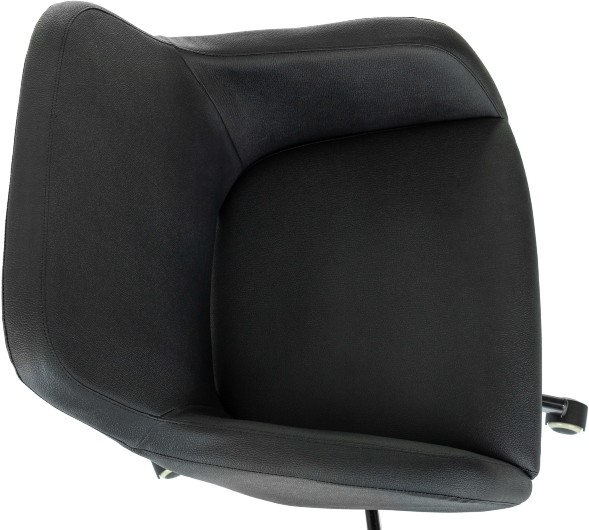 Кресло Бюрократ CH-380M черный эко.кожа крестов. металл