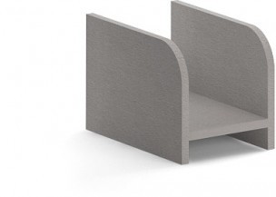 Подставка под компьютер CБ-1 Беларусь Металлик 308х500х173