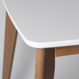 Стол раскладной Пегас classic+  1200(+350)*750, Дуб натуральный/Белая эмаль